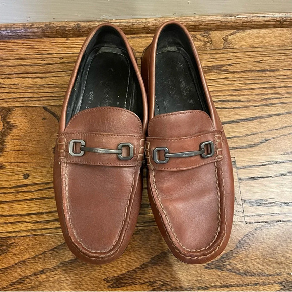 Mens coach driving loafers size 8 - Picture 1 of 5